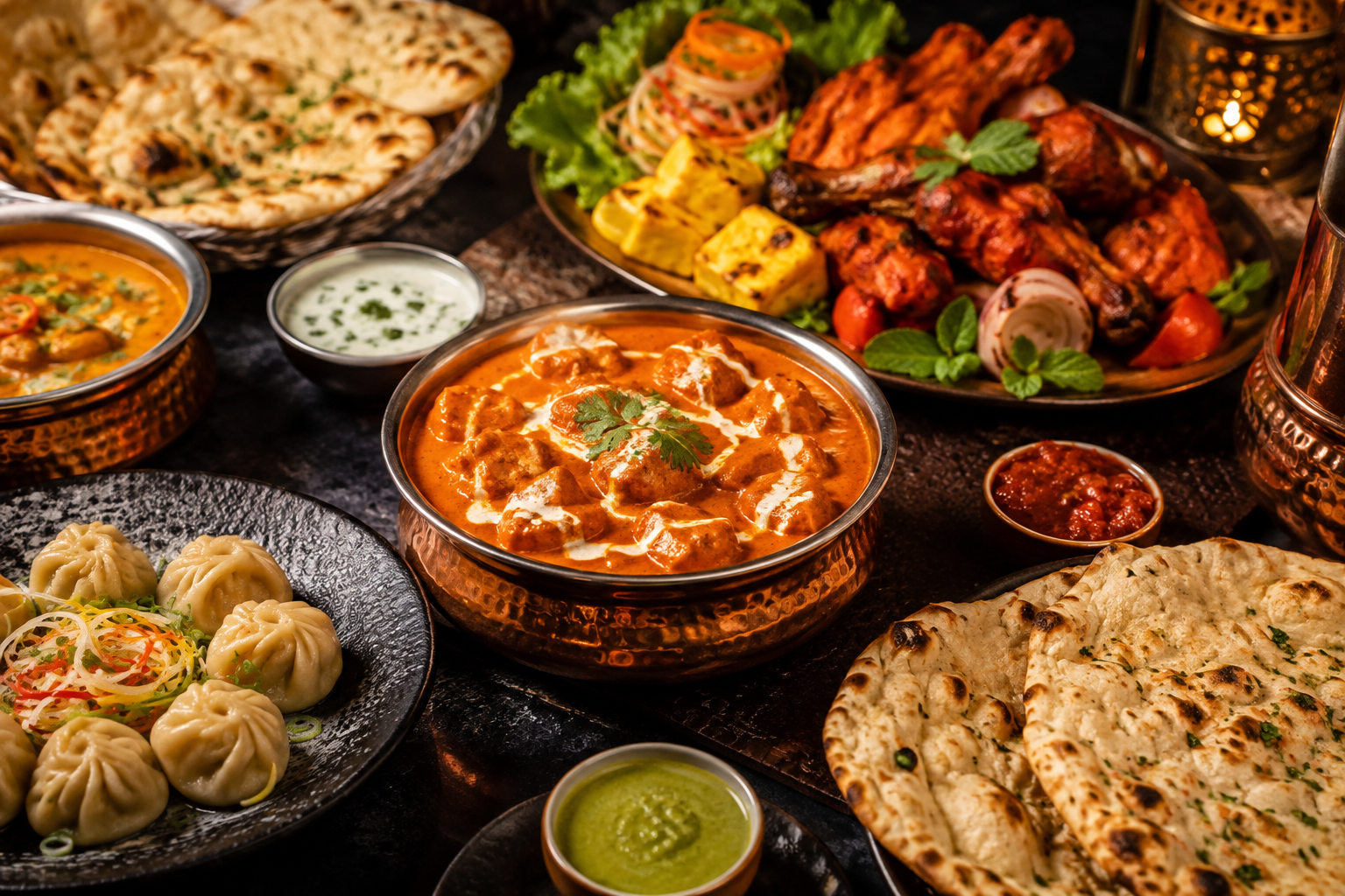Premium Indian and Nepali restaurant feast