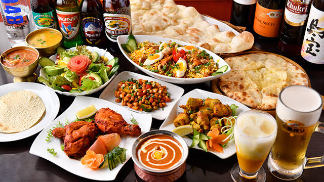 Indian and Nepali food and drinks served by TOYAS restaurants